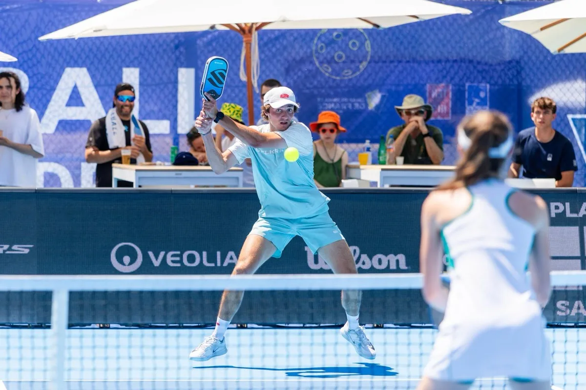 Émilien Burnel aux Championnats de France de pickleball 2026