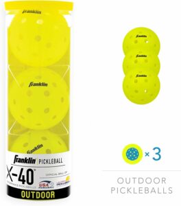 Franklin Sports Pickleball-X Performance Lot de 40 balles d'extérieur