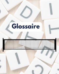 Glossaire filet pickleball France