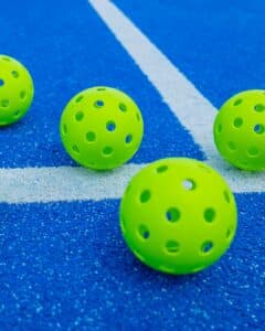 Balles Pickleball terrain