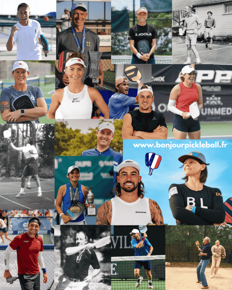 Personnalites du pickleball par bonjour pickleball
