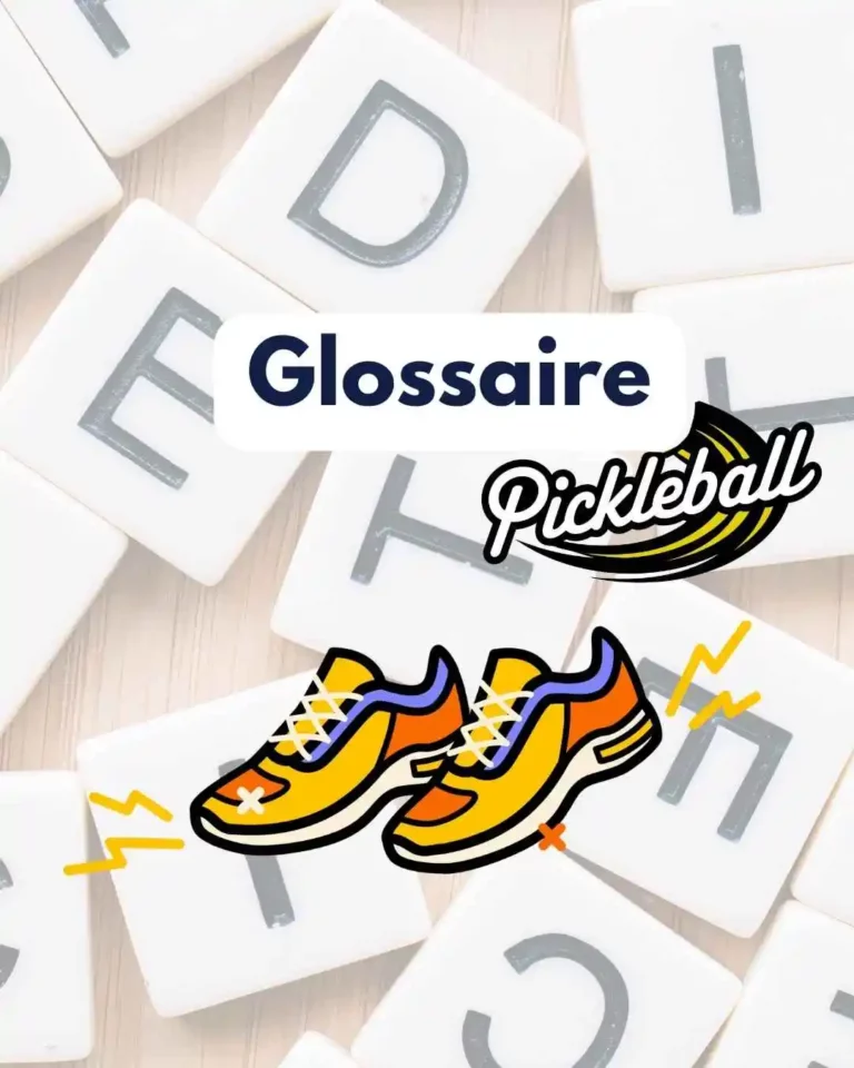 Glossaire français-anglais des chaussures de pickleball