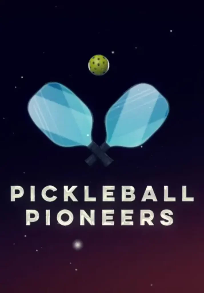 Affiche de la série documentaire Pickleball Pioneers sur la communauté de Vernon au Canada